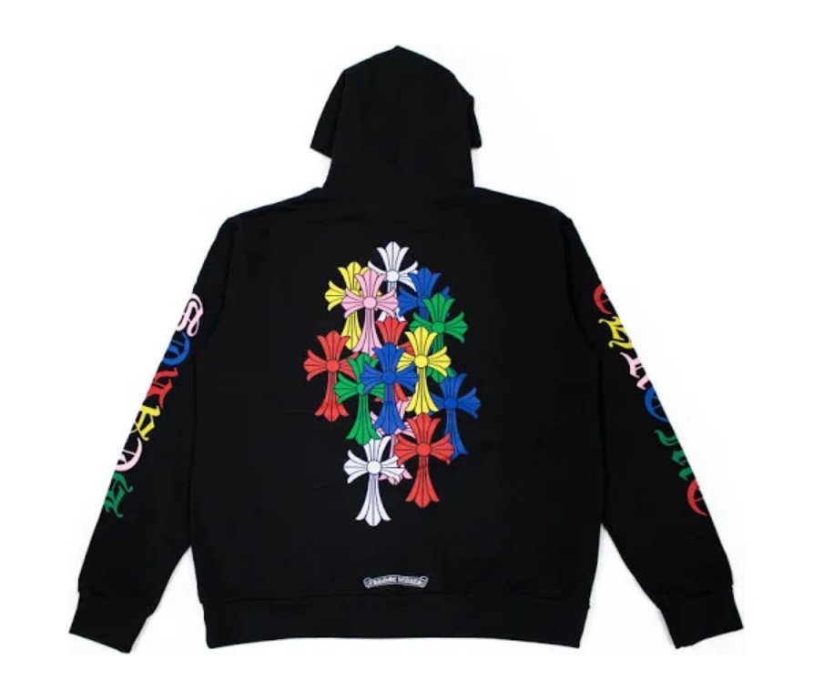 The Chrome Multi-Color Cemetery Hoodie: A Bold Fashion Statement
