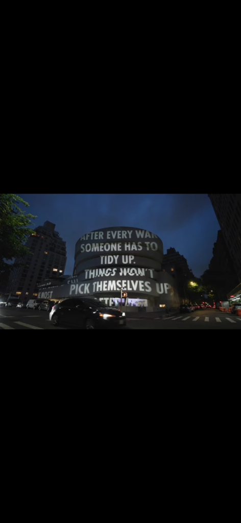 Jenny Holzer, Light Line Guggenheim Museum