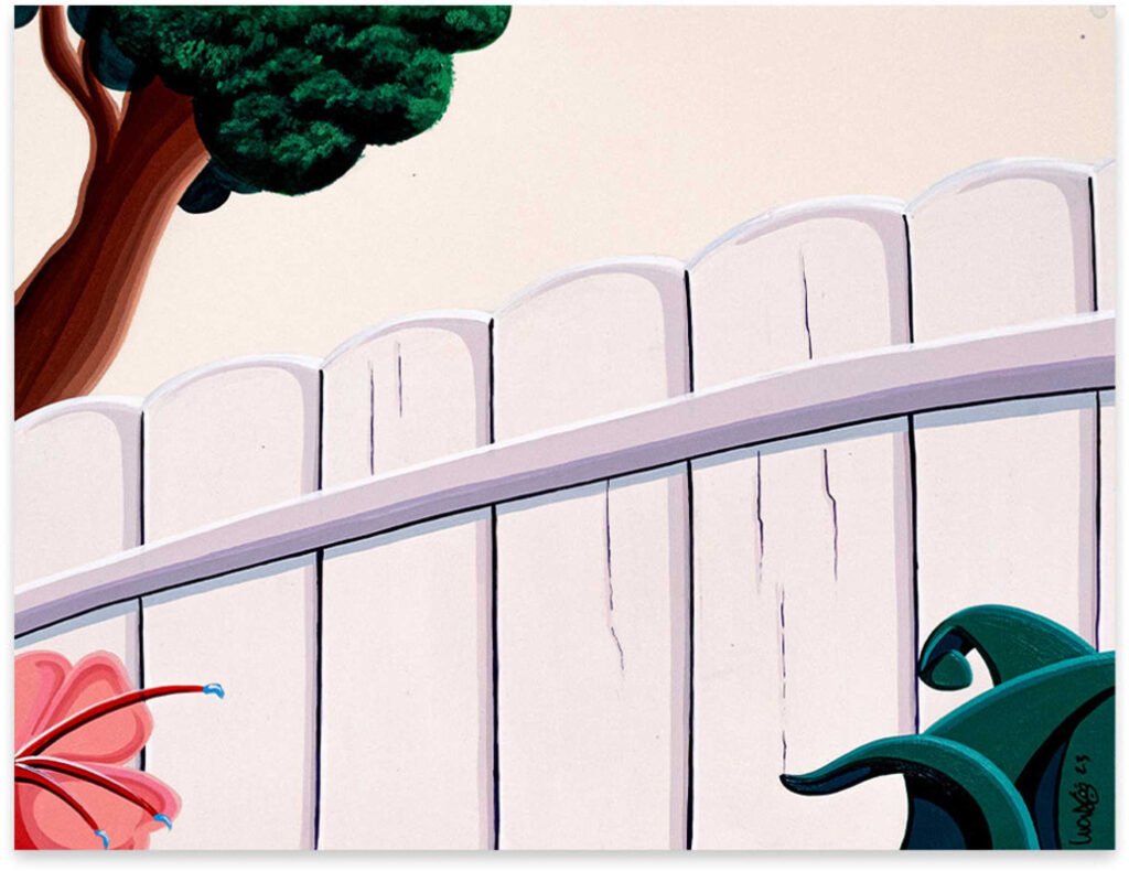 Daytime Fence Study by Lucas Geor