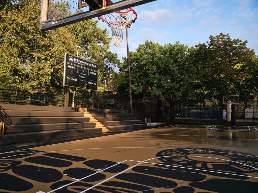 Rucker Park street basketball court in Harlem, a Global Street Style Trends and nyc streetwear magazine icon