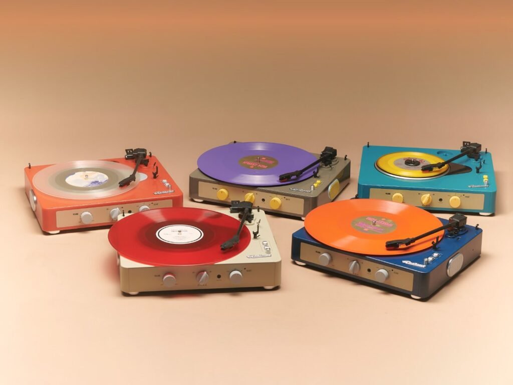 Coloured Turntable Colorful Retro Turntables: A Nostalgic Symbol of Individuality - DRIFT