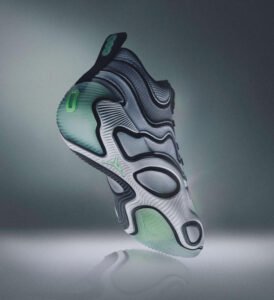 “The Jordan Tatum 3 basketball shoe, featuring a sleek design with advanced cushioning and traction for peak performance on the court.”