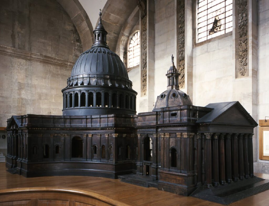 The Great Model of St. Paul’s Cathedral, designed by Sir Christopher Wren, a detailed 1:25 scale architectural masterpiece