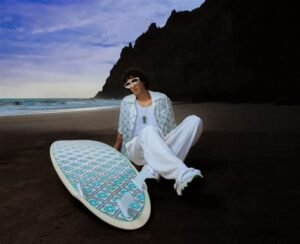 Casablanca’s Beach Club 2025 campaign blends luxury and nostalgia with tailored resort wear and vibrant summer aesthetics