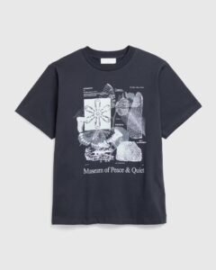 Museum of Peace & Quiet Fibonacci T-Shirt featuring a simple design inspired by the Fibonacci sequence and minimalist style