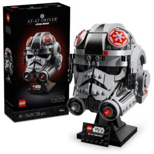 LEGO Star Wars Helmet Collection featuring detailed helmets of iconic characters for display and collecting