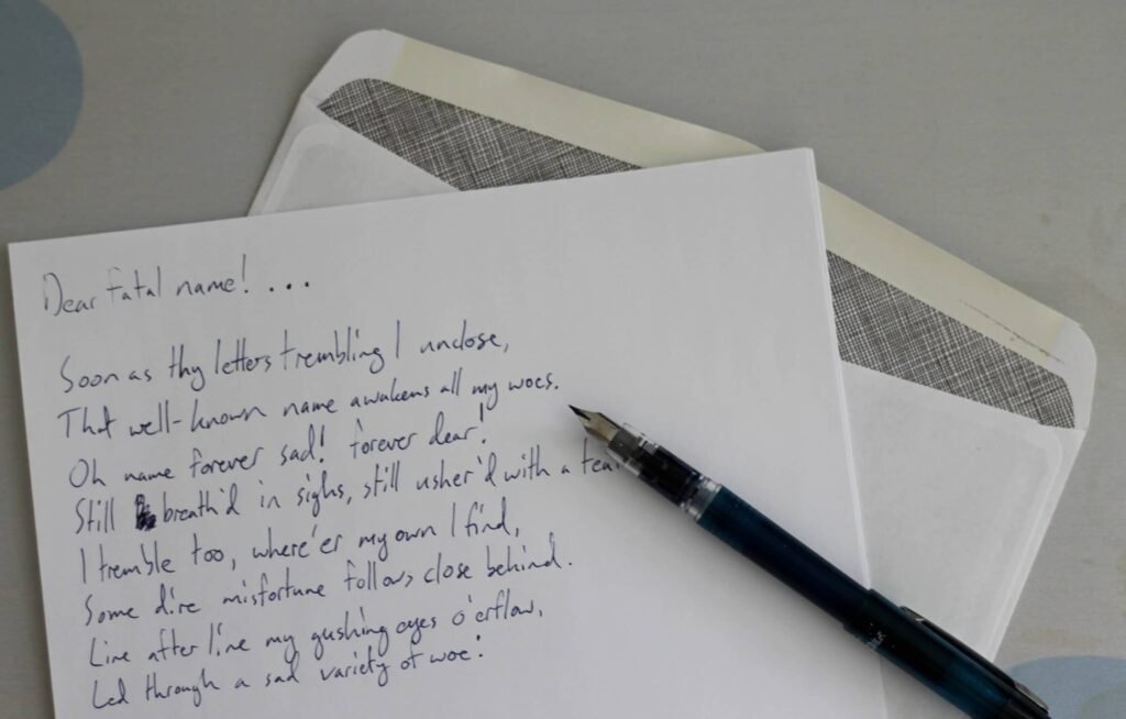 A vintage handwritten letter alongside a modern digital chat, symbolizing the transition of pen pal communication over time