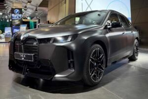 Alt Text: 2026 BMW iX M70 – a high-performance electric SUV with a bold blacked-out design, 610 horsepower, and cutting-edge technology
