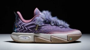 ANTA KAI 2 "Artist On Court" sneakers, showcasing Kyrie Irving's signature style with Native American-inspired details and advanced performance features