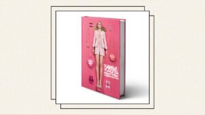 Margot Robbie wearing a Barbie-inspired ensemble, highlighting fashion moments from the Barbie World Tour