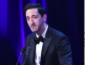 “Adrien Brody in The Pianist, The Brutalist, and other career-defining roles in his acclaimed filmography.”