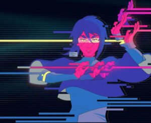 Official poster of Pantheon animated sci-fi series, showcasing characters and vibrant colors from the groundbreaking show