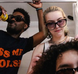 Vintage Frames Company SS25 eyewear collection featuring retro black acetate designs inspired by characters from KIDS (1995)