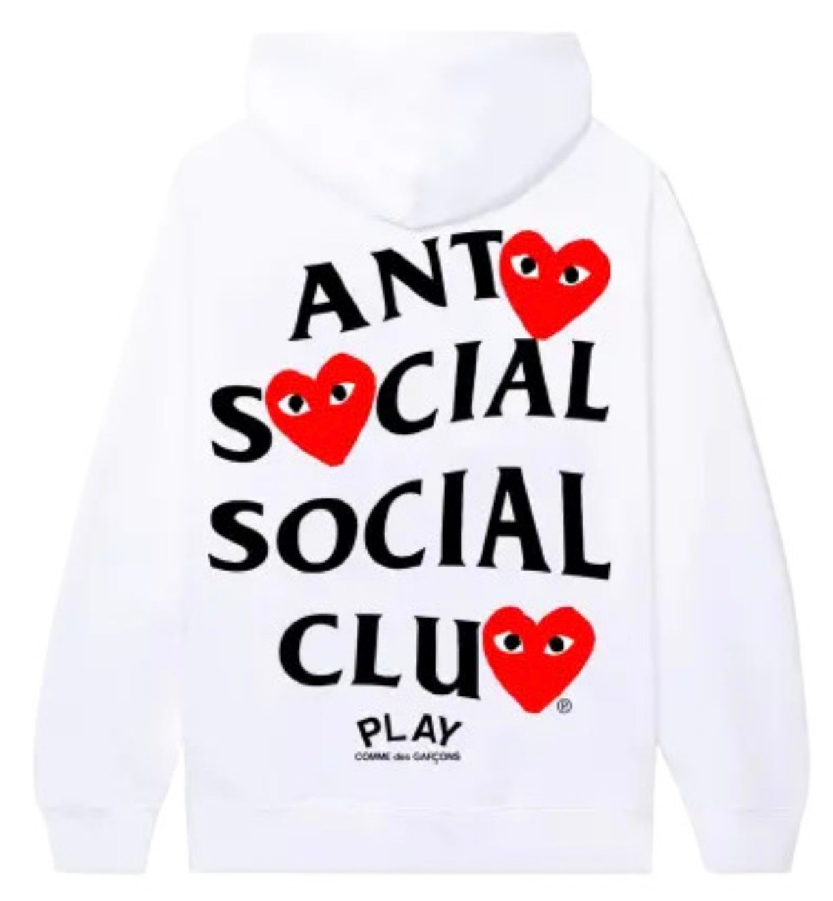 ASSC x Comme des Garçons PLAY White Hoodie: When Streetwear Meets Avant-Garde Bounce