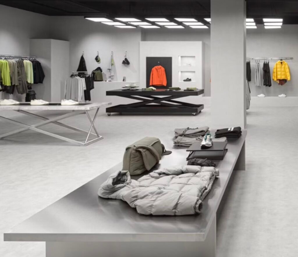 Grid and Geometric Blocks Shape Retail Space by Random Studio - DRIFT