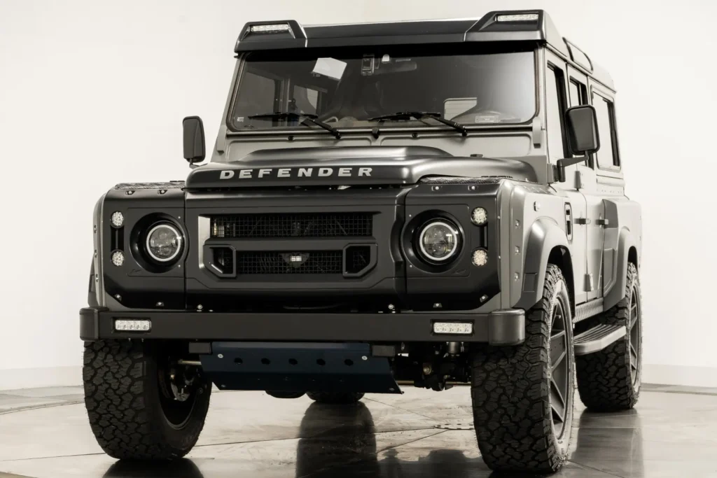 Utilitarian Land Rover Defender Motoriot Defender 110: A Timeless Design Philosophy - DRIFT