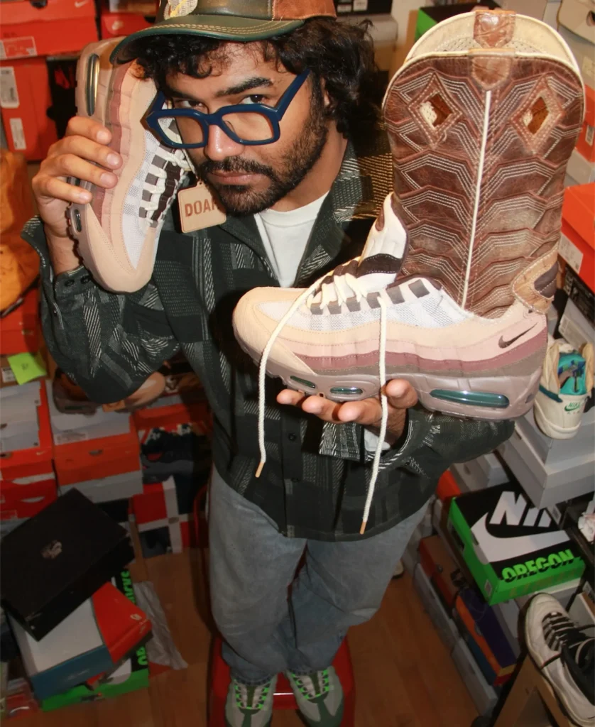 Frontier Alchemy: Andy Martinez Bridges Airmax 95 and Western Form