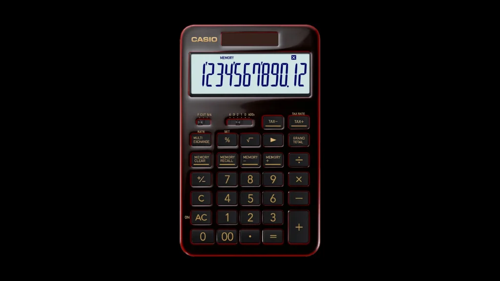 Casio Rewrites the Everyday: When Calculation Meets Japanese Lacquer Craft