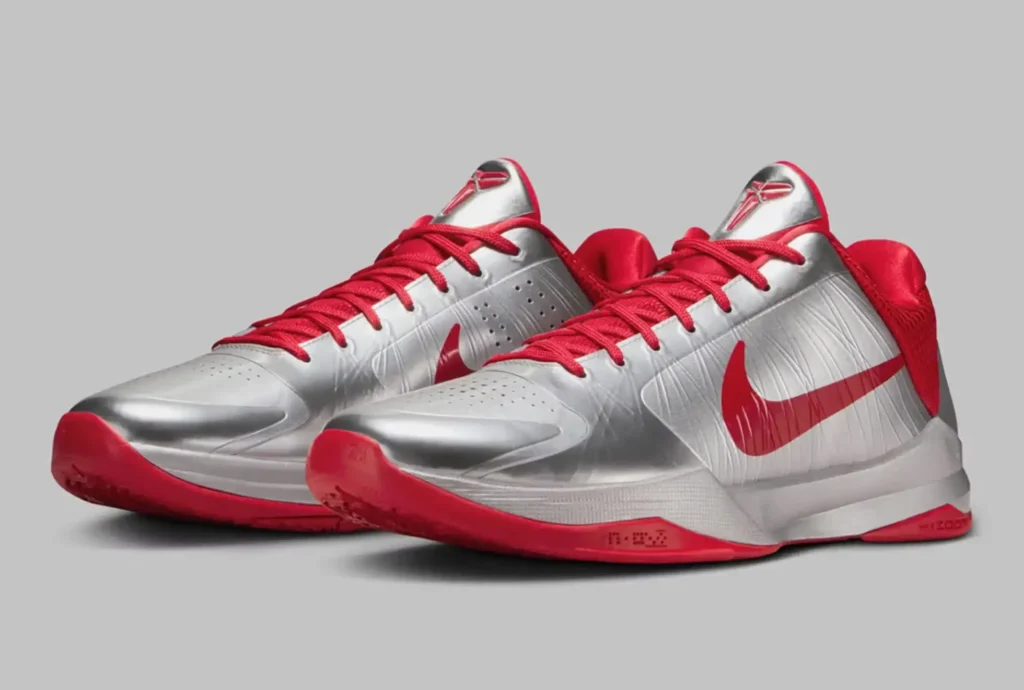 A Glimpse: Caitlin Clark in Motion with Silver-Red Take on the Kobe 5 Protro