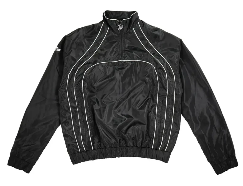Radiant Aura: Visionary Club’s Night Pulse Nylon Track Jacket