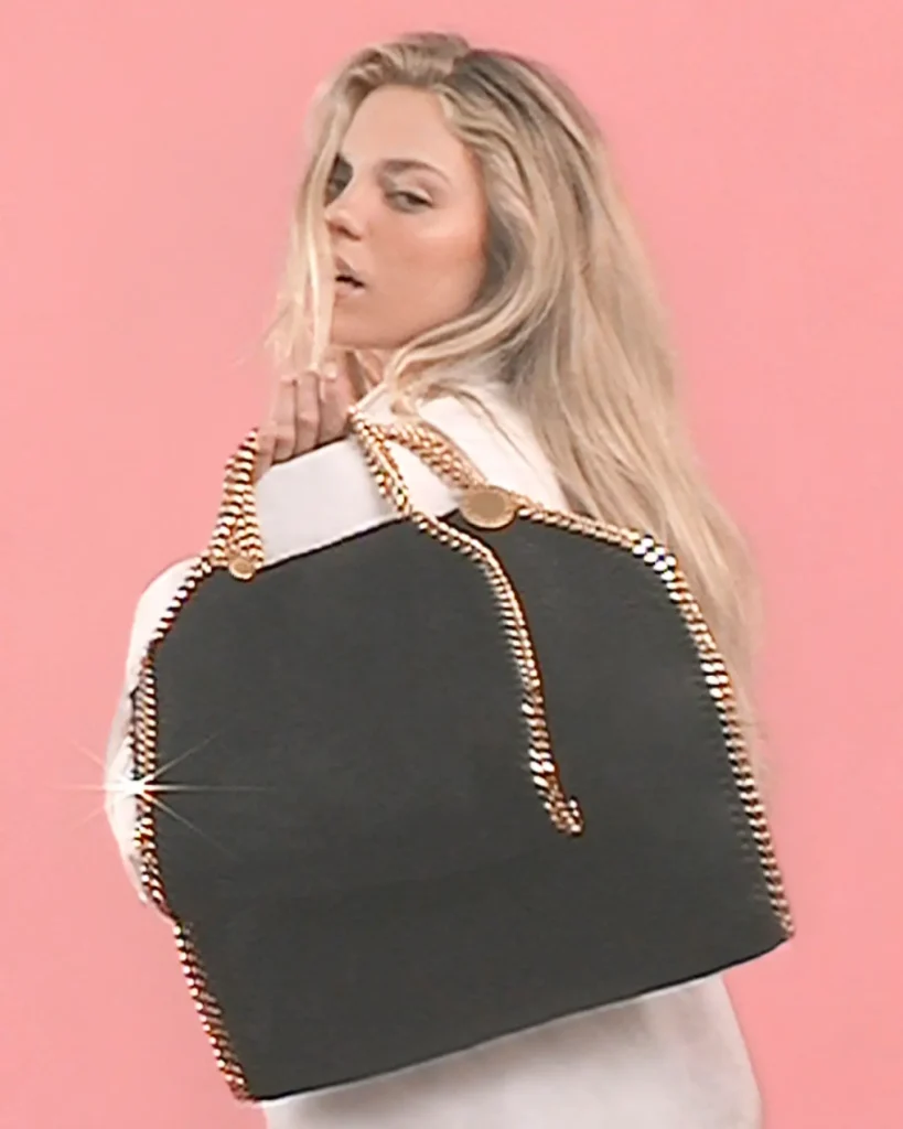 Stella McCartney Reframes the Falabella Through Renée Rapp – Vegan