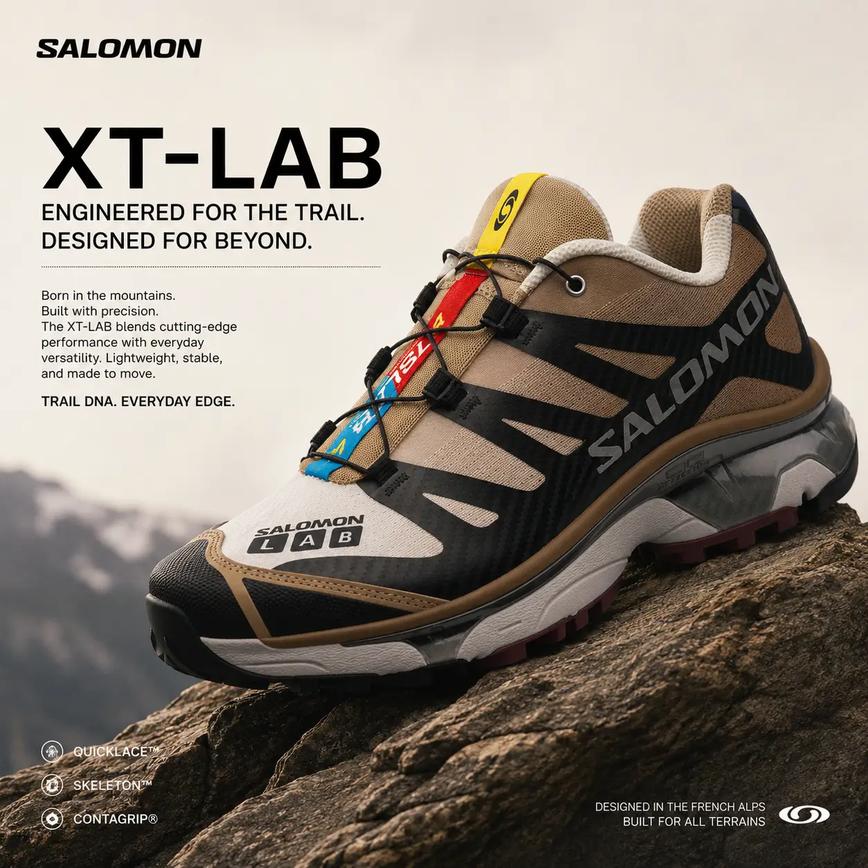 Salomon XT-LAB sneaker engineered for trail and beyond