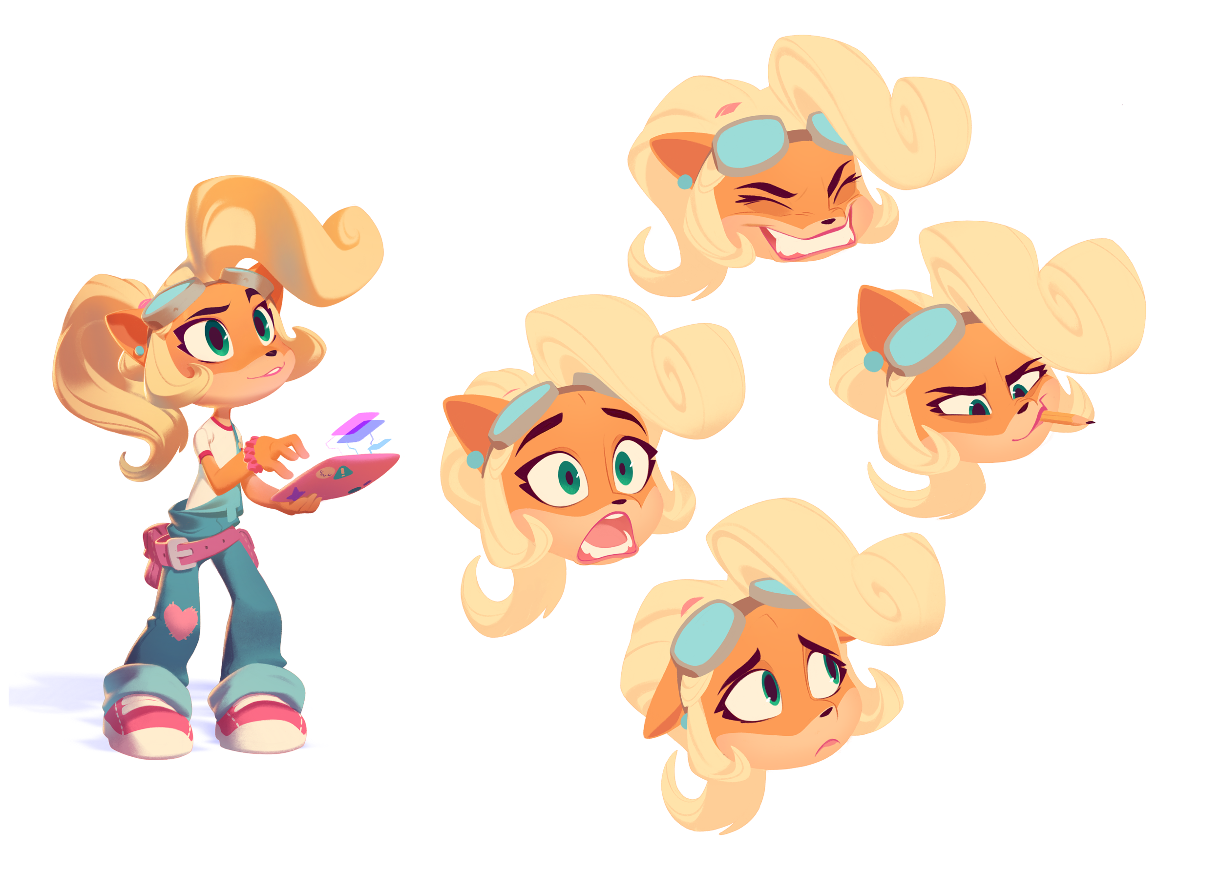 Fan-favorite Coco returns in fresh stylized form, showcasing her tech-savvy personality across multiple expressions. As rumors swirl around a new Crash Bandicoot game following Spyro’s revival, this vibrant character art captures the playful spirit and creative energy fans hope to see in the next installment