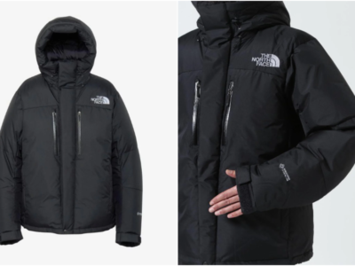 Black insulated hooded technical jacket with a weather-resistant shell, embroidered The North Face logo, dual zippered chest pockets, adjustable cuffs, and GORE-TEX detailing for cold-weather perform