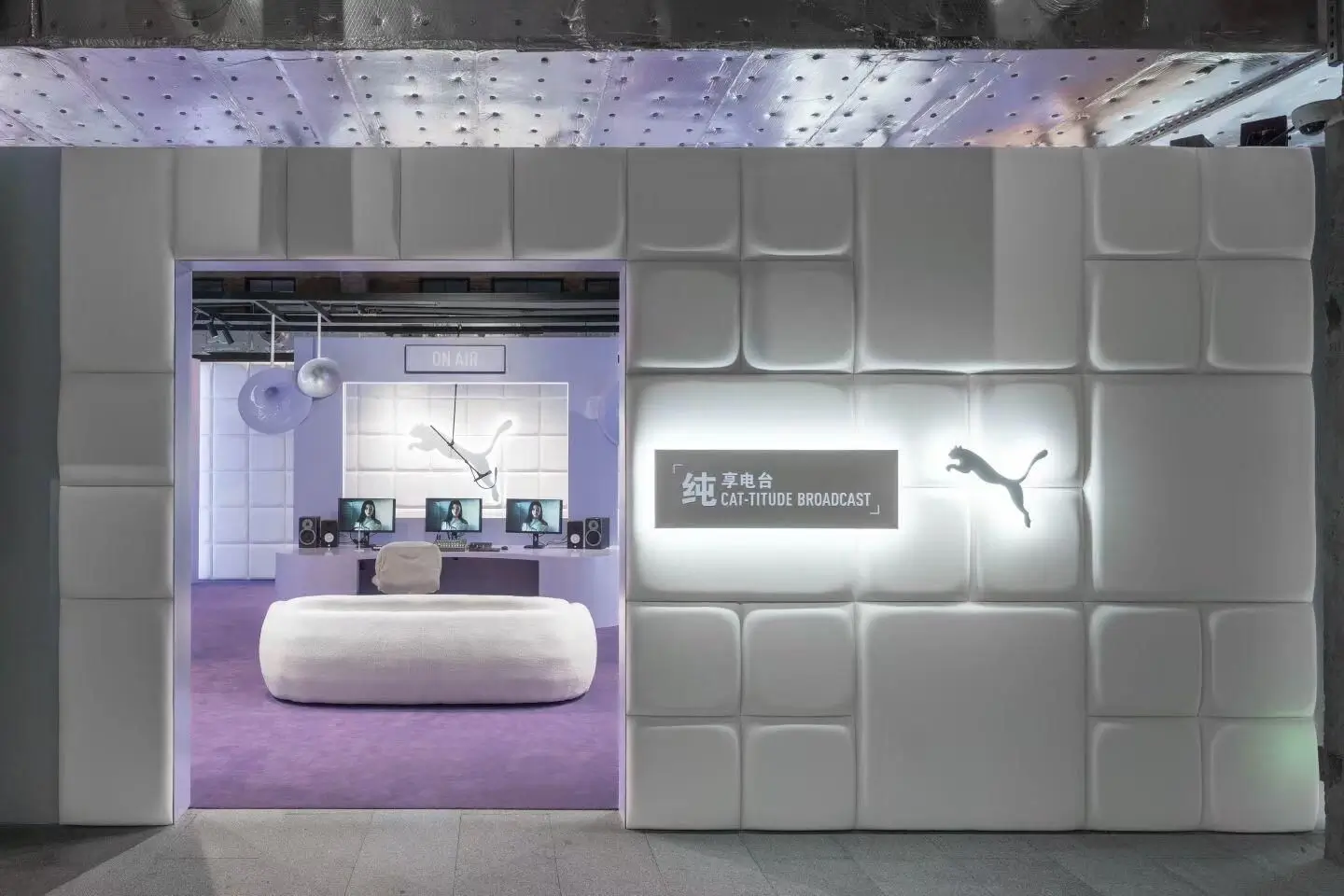Puma Cat-Titude Broadcast Studio Inside The Puma Gallery