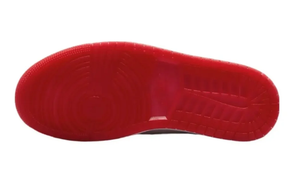 Red Translucent Air Jordan 1 Outsole