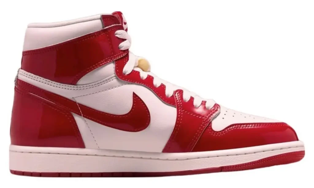 Red And White Air Jordan 1 High Inner Side Profile