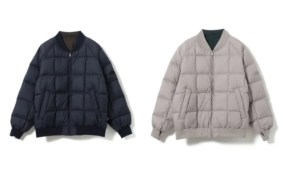 Black And Gray Reversible Puffer Jackets