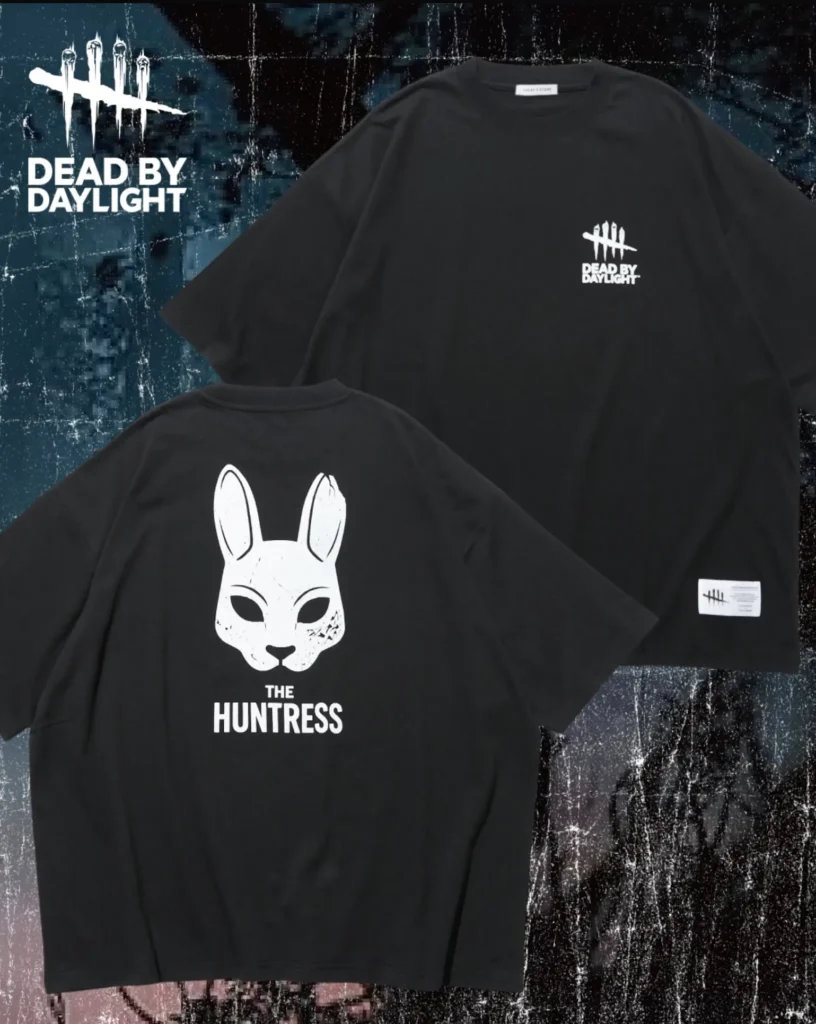 Black Dead by Daylight Tee shown front and back, featuring The Singularity graphic