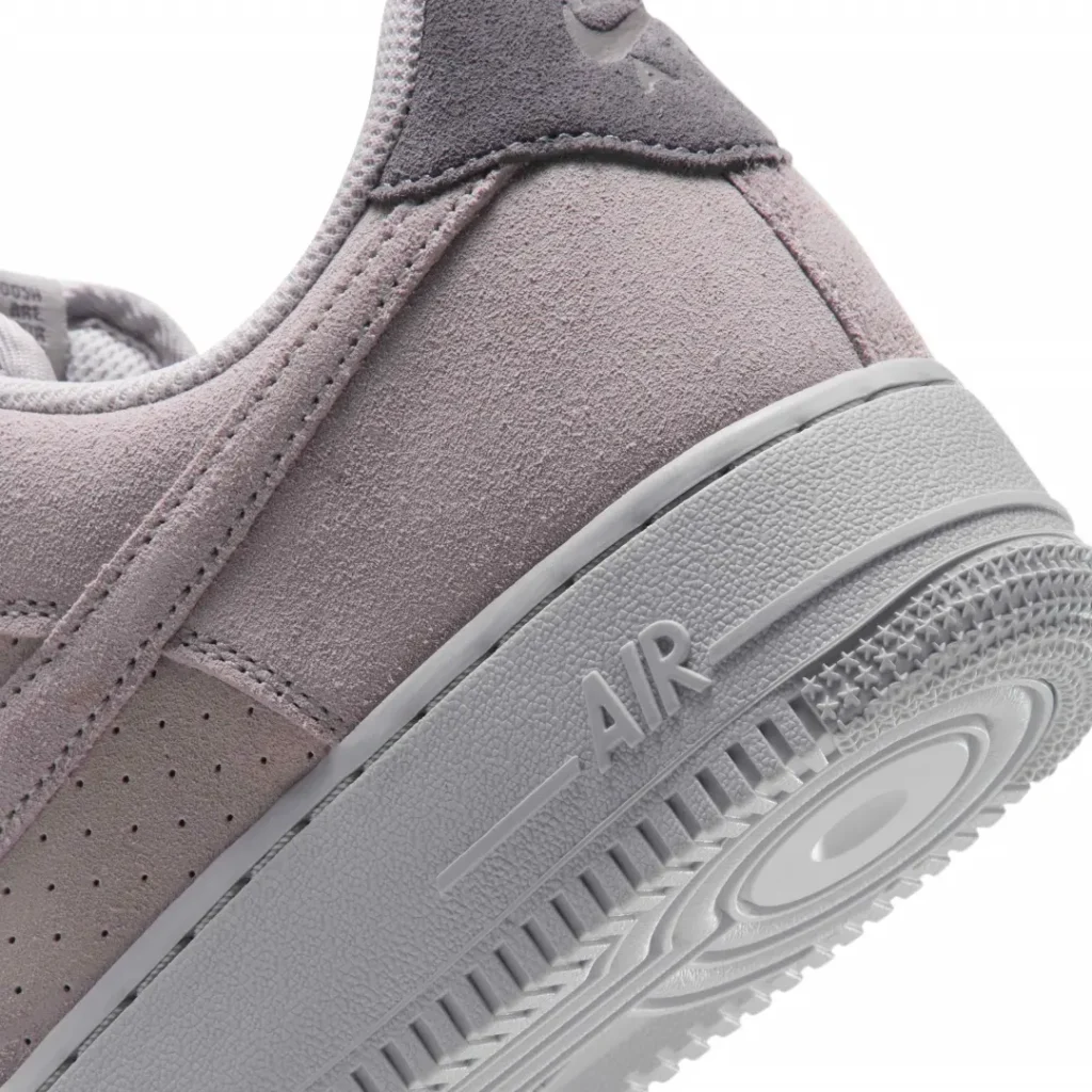 Nike Air Force 1 Suede Heel And Midsole Detail