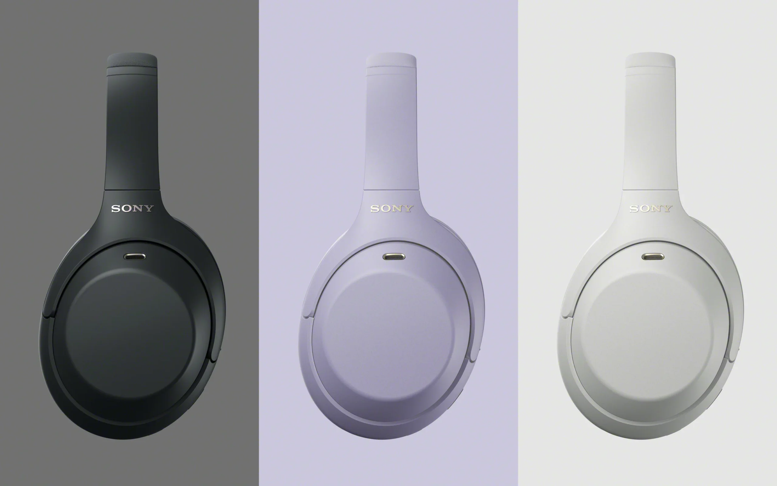Sony WH-1000XM4C color lineup black lavender platinum silver