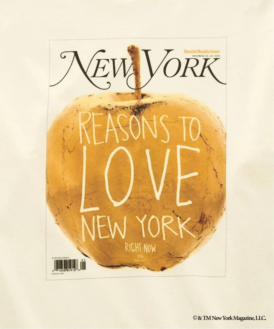New York magazine cover featuring a heart-shaped loaf of bread and the words “Reasons to Love New York”